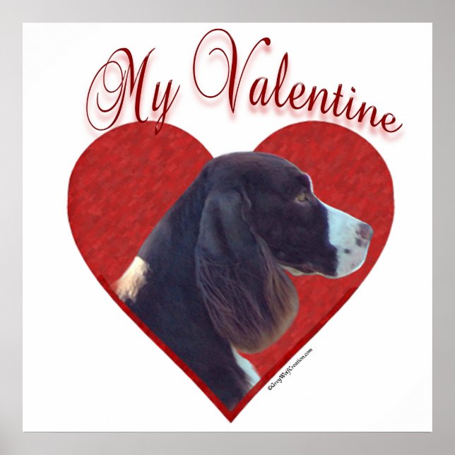 Póster Meu Namorados Inglês do Fígado Springer Spaniel (Frente)