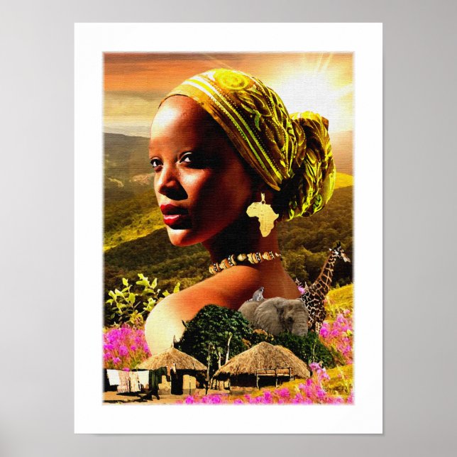 Poster Meu Nome É África (Frente)