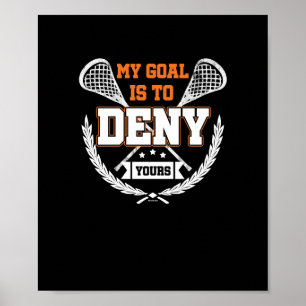 Poster Meu objetivo Lacrosse