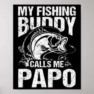 Poster Meu Parceiro de Pesca Me Chama de Papo Dia dos Pai