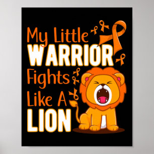 Poster Meu Pequeno Guerreiro Luta Como Uma Leucemia De Le