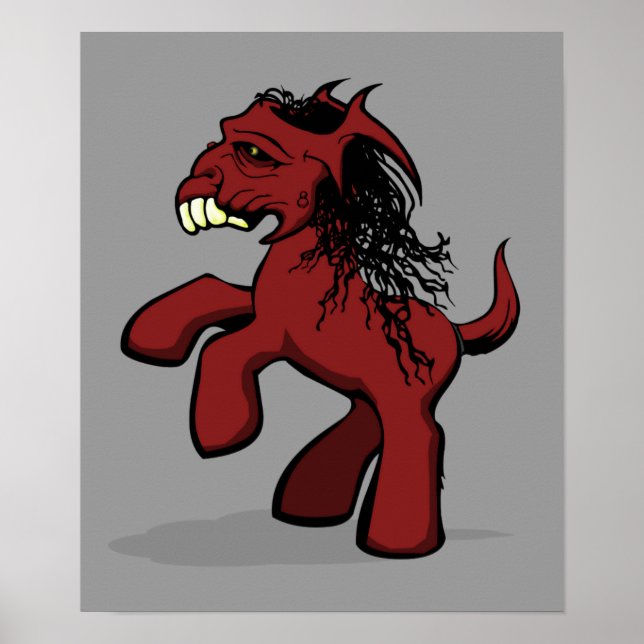 Póster Meu Pequeno Pônei Assustador (Frente)