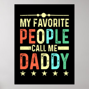 Poster Meu Pessoas Favorito Me Chame De Pai
