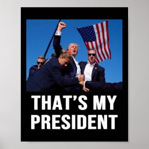 Poster Meu Presidente Trump 2024 