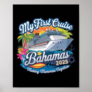 Poster Meu Primeiro Cruzeiro Bahamas 2025 Cute First Crui