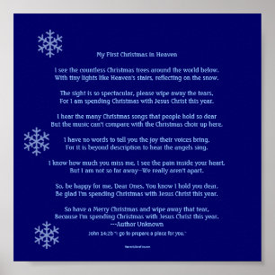 Póster Meu Primeiro Natal no Céu