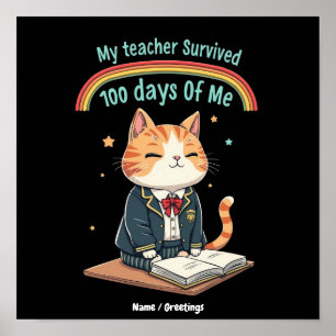 Poster Meu Professor Sobreviveu a 100 Dias Comigo