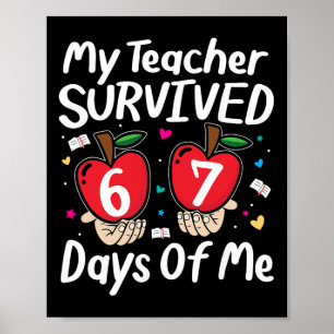 Poster Meu professor sobreviveu a 100 dias de mim engraça