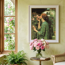 Meu Rosa doce, ou Alma do Rosa por Waterhouse