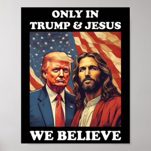 Poster Meu Salvador Trump É Meu Presidente Pro Republican