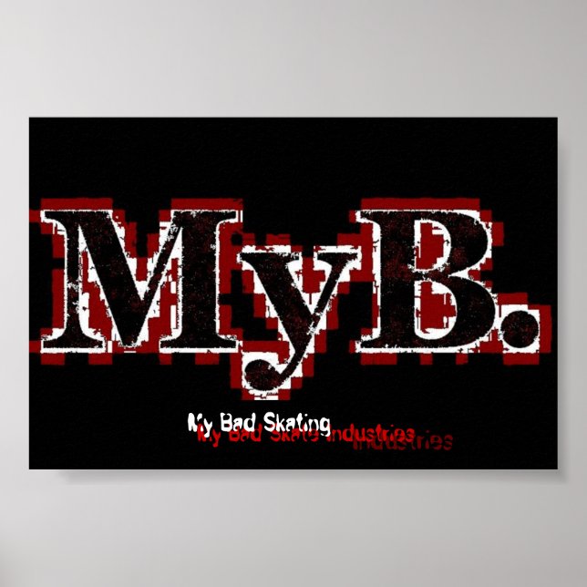 Poster Meu Skating Ruim (Frente)