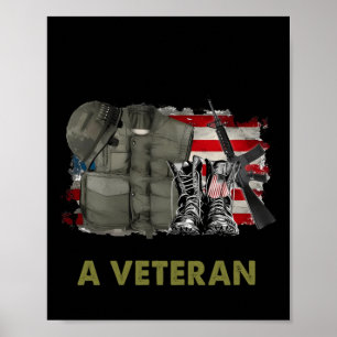 Poster Meu Tempo Na Uniforme Acabou, Mas Ser Um Veterano