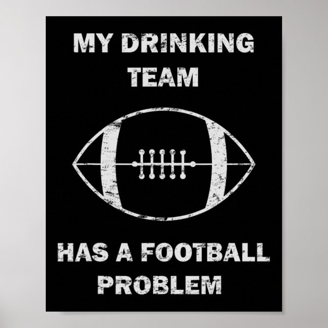 Poster Meu Time de Bebida Tem um Problema de Futebol Cami (Frente)