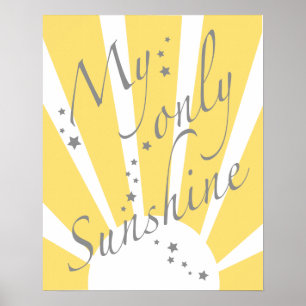 Póster Meu único pôster de sol