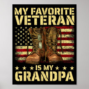 Poster Meu Veterano Favorito É Meu Avô Pai Veterano