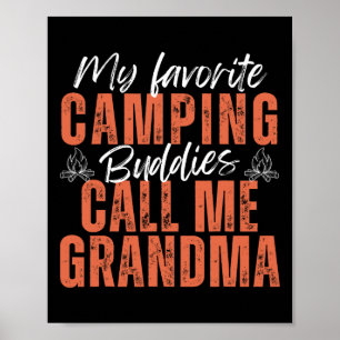 Poster Meus Amigos Favoritos De Acampamento Me Chamam De