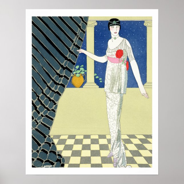 Poster Meus convidados não chegaram, ilustração de uma mu (Frente)