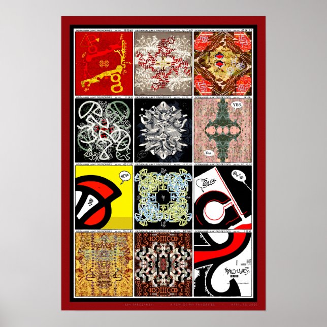 Poster Meus Favoritos GLP 13 de abril de 2020 (Frente)