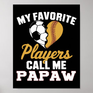 Poster Meus Jogadores de Futebol Americano Favoritos Me C