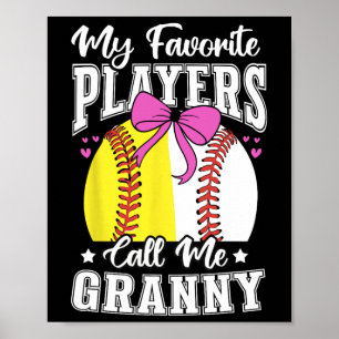Poster Meus Jogadores de Softbyll Bysebyll Favoritos Me C