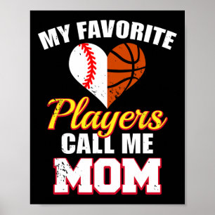Poster Meus Jogadores Favoritos Me Chamam de Mãe Vender S