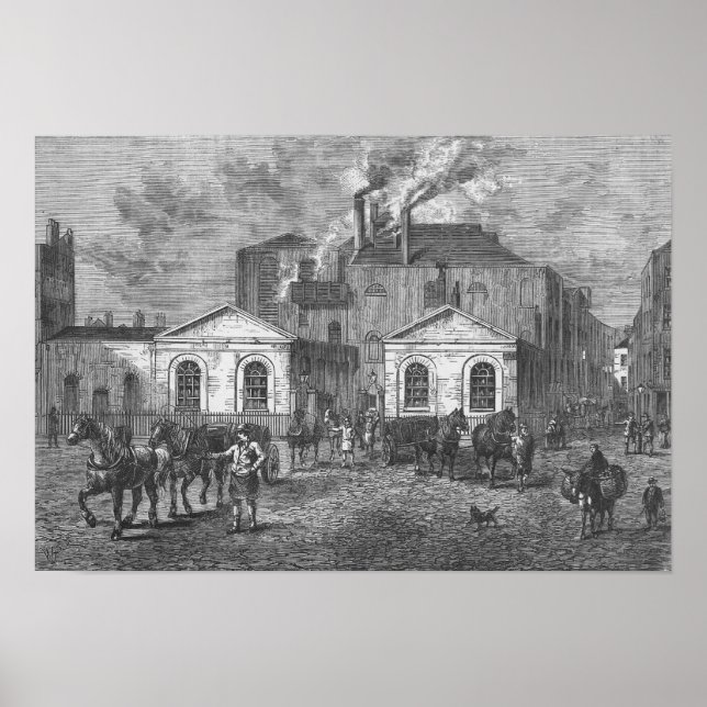 Póster Meux's Brewery, 1830 (Frente)