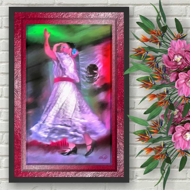 Poster Mexican Dancer 0175 Art Print (Criador carregado)