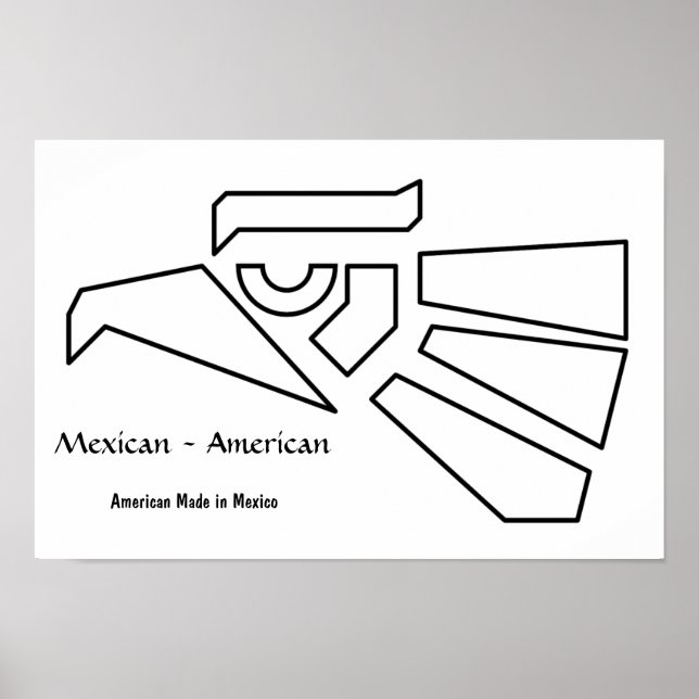 Poster mexicano-americano (Frente)