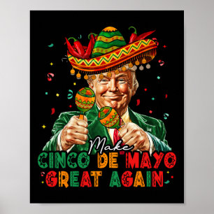 Poster Mexicano Faça Cinco De Maio Grande Novamente Diver