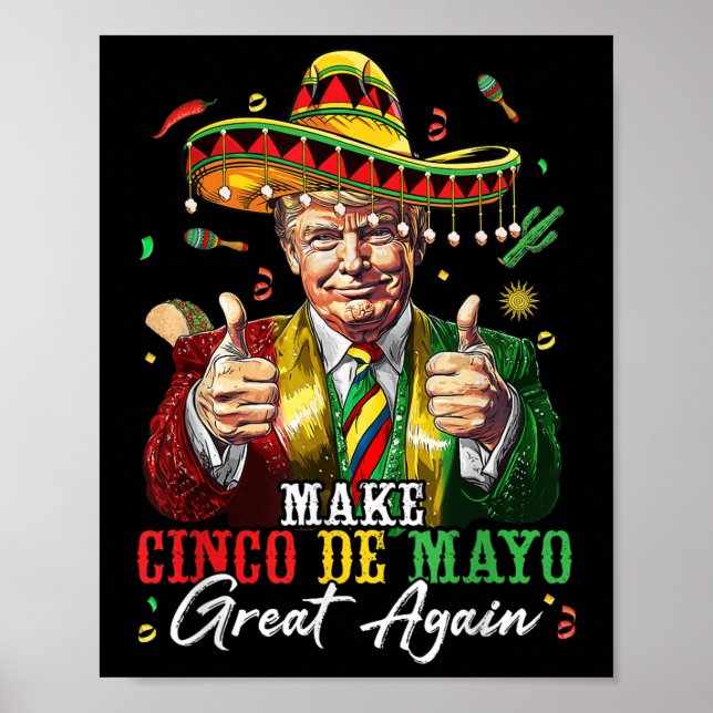 Poster Mexicano Torne O Excelente Cinco De Mayo Mais Engr (Frente)