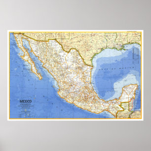 Poster México: 1973 MAPA clássico ...