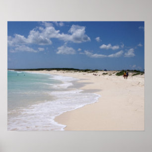 Póster México, Cozumel, Punta Morena, a costa leste de