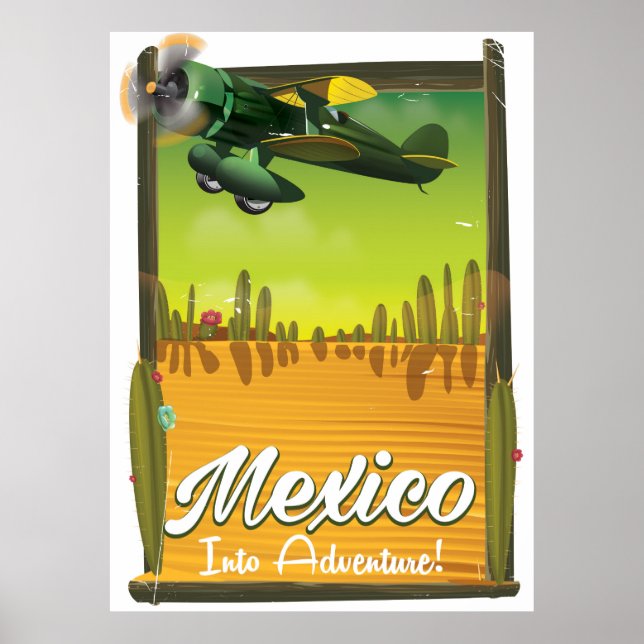 Póster México em aventura! (Frente)