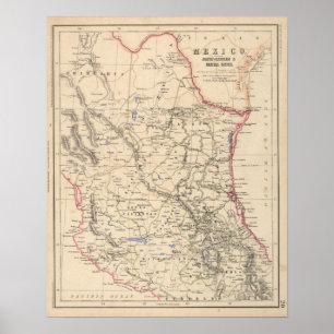 Póster México, Estados do Nordeste e Centro