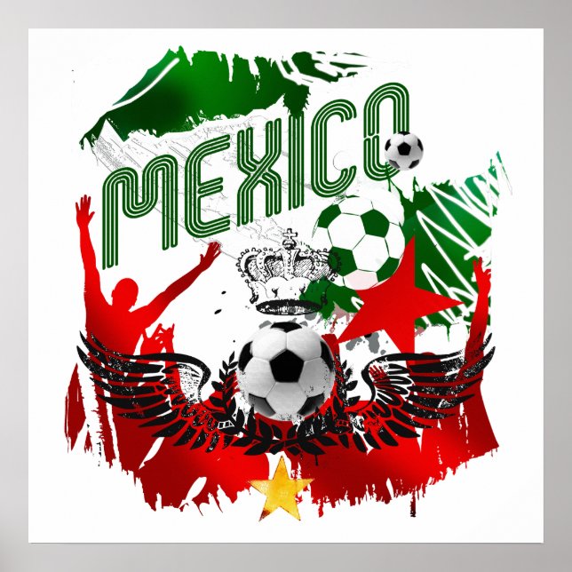 Póster México Grunge Stunning trabalho de arte presentes  (Frente)