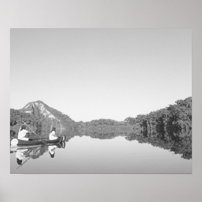 Póster México, guarda-parque do CONANP patrulha com seu f (Frente)