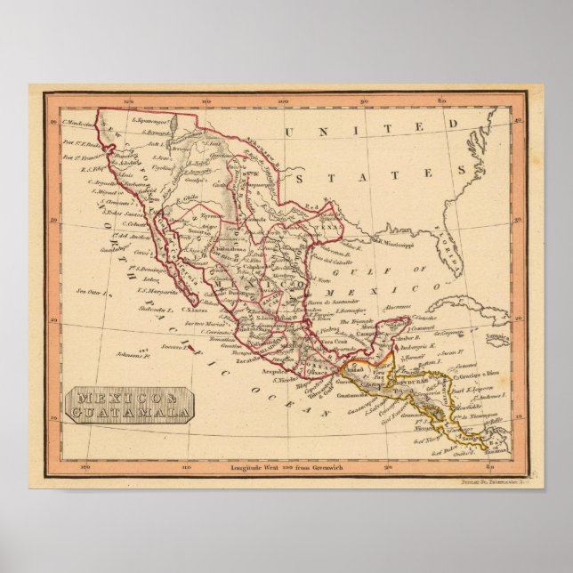 Póster México, Guatemala (Frente)