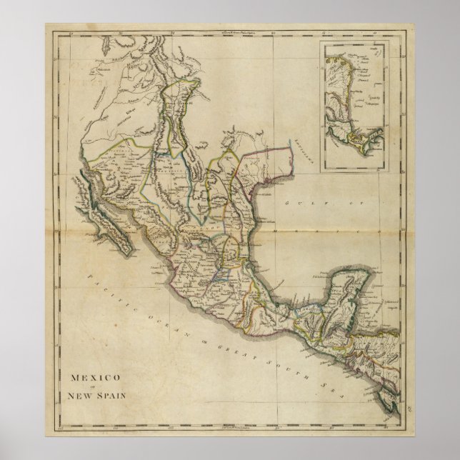 Poster Mexico or New Spain (Frente)