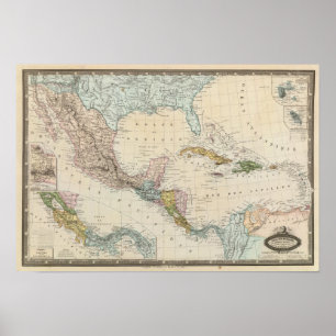 Poster México, Panamá, América Central