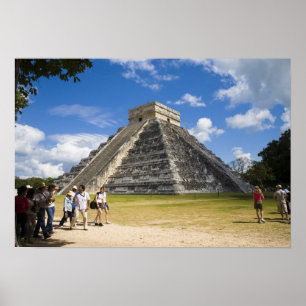 Poster México, Quintana Roo, perto de Cancun, Chichen 4