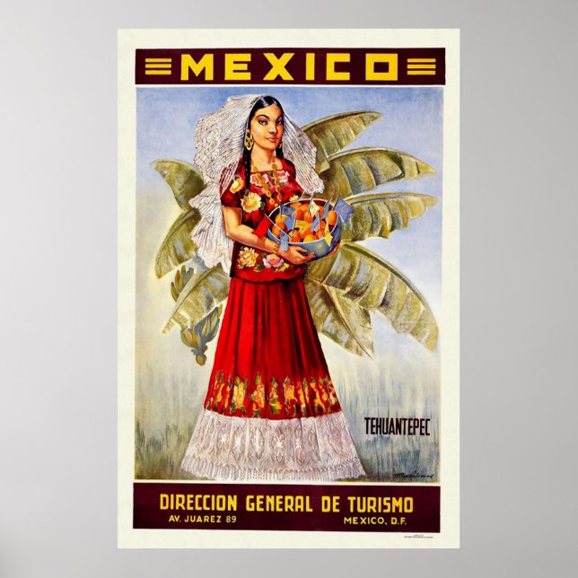 Poster México Tehuantepec (Frente)