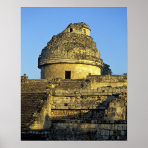 Póster México, Yucatán. Caracol: astronômico
