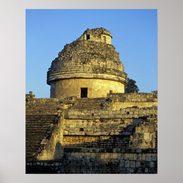 Póster México, Yucatán. Caracol: astronômico (Frente)