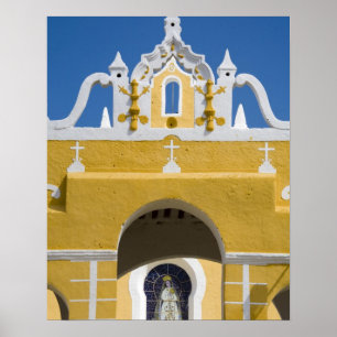 Póster México, Yucatan, Izamal. O Convento Franciscano