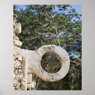 Poster México, Yucatan, Uxmal. Uxmal, grande