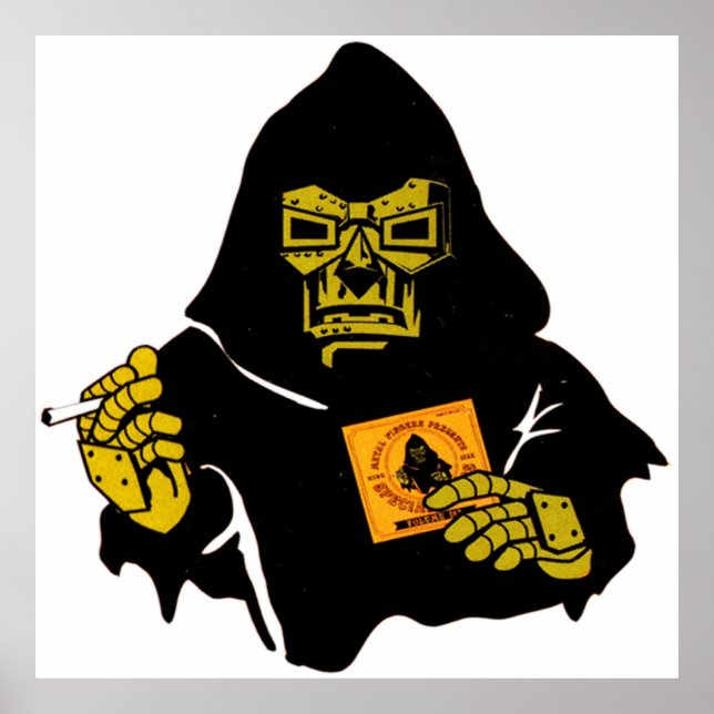 Poster mf doom (Frente)