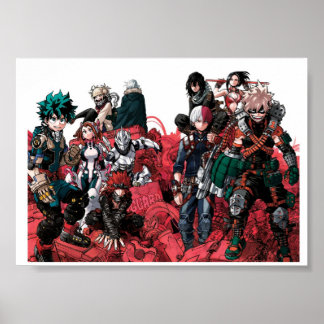 Poster MHA Capítulo 254 - Espalhamento de cores