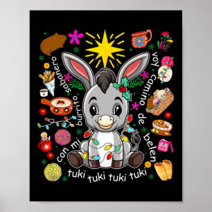 Poster Mi Burrito Sabanero Mexicano Tuki Tuki Donkey Lati