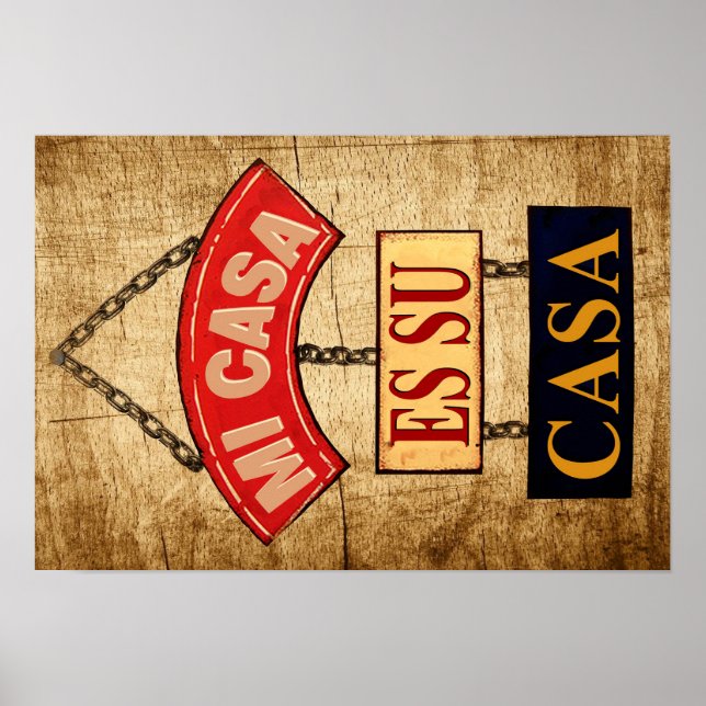 Poster Mi Casa Su Casa (Frente)