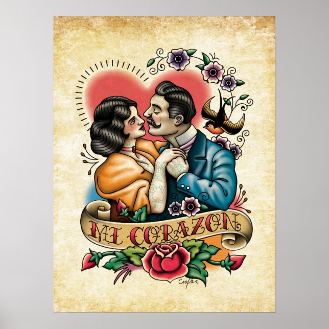 poster "Mi Corazon" (Frente)